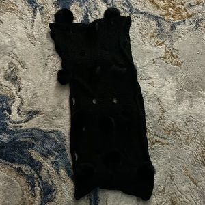 Wool and Rabbit Fur Scarf